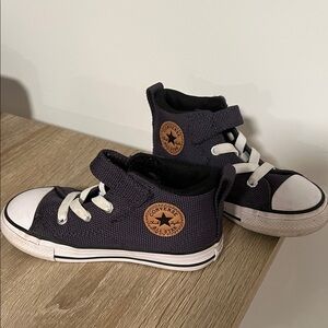 Converse Kids High-Top Sneakers -Shadow (dark purple)